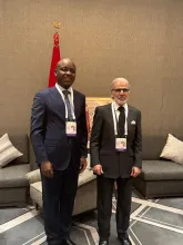 le Gouverneur de la BRB s'est entretenu avec le Wali de la Bank AL Maghrib (BAM), M. Abdellatif Jouahri. le Gouverneur de la BRB s'est entretenu avec le Wali de la Bank AL Maghrib (BAM), M. Abdellatif Jouahri.